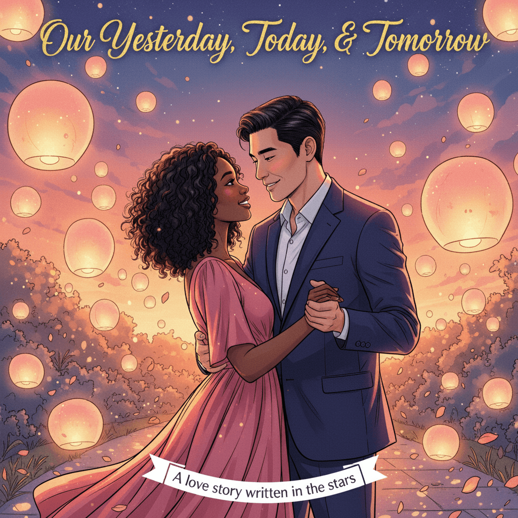 Your love-story comic book cover